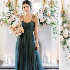 Revelry Pippa Bridesmaid's Gown Sz 8 Eucalyptus